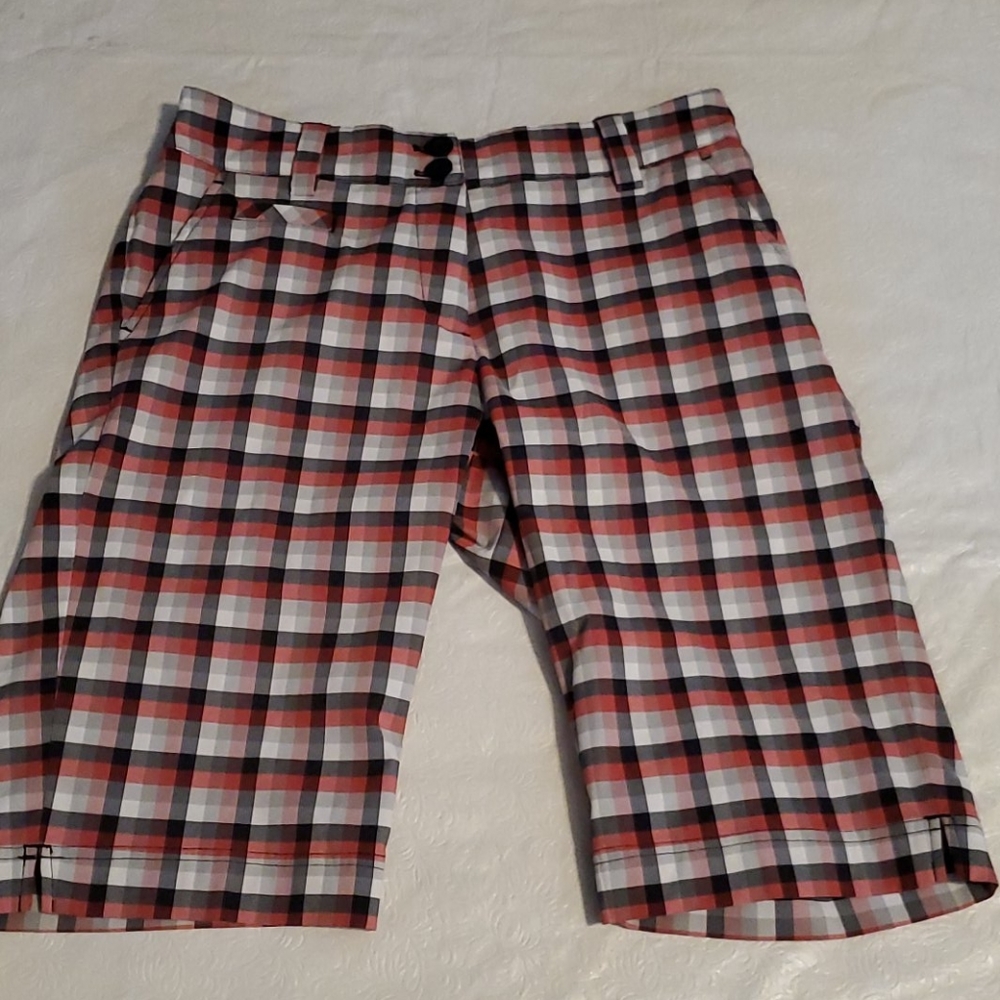 Gordon Cooper Women's Plaid Golf Shorts Sz 8